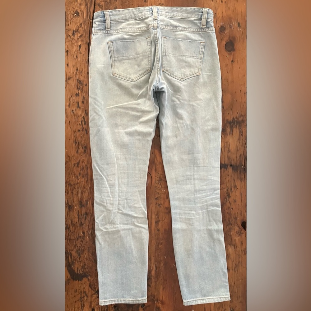 ASOS Light Blue Ripped Straight cut Jeans - Picture 4 of 4